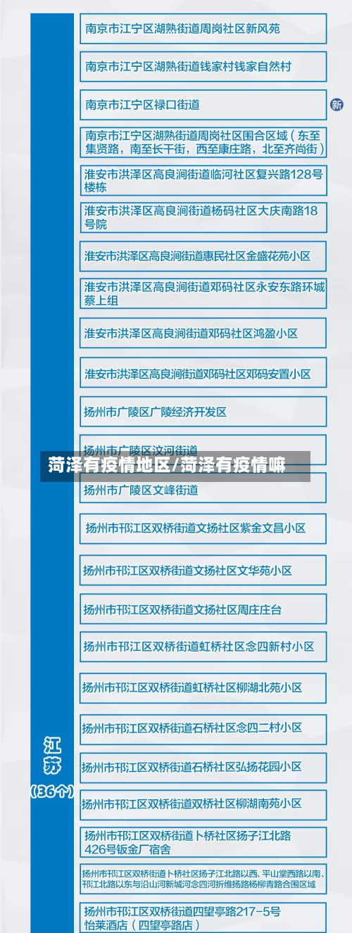 菏泽有疫情地区/菏泽有疫情嘛-第3张图片