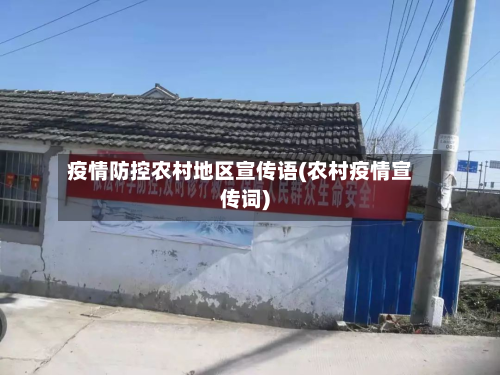 疫情防控农村地区宣传语(农村疫情宣传词)-第3张图片