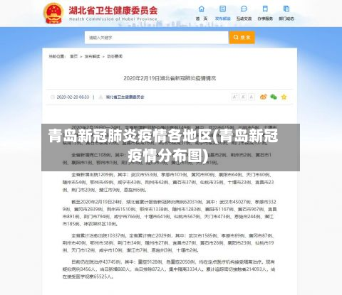 青岛新冠肺炎疫情各地区(青岛新冠疫情分布图)