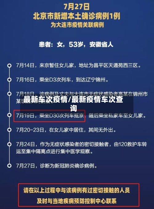 最新车次疫情/最新疫情车次查询-第3张图片